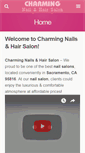 Mobile Screenshot of charmingnailshairsalon.com